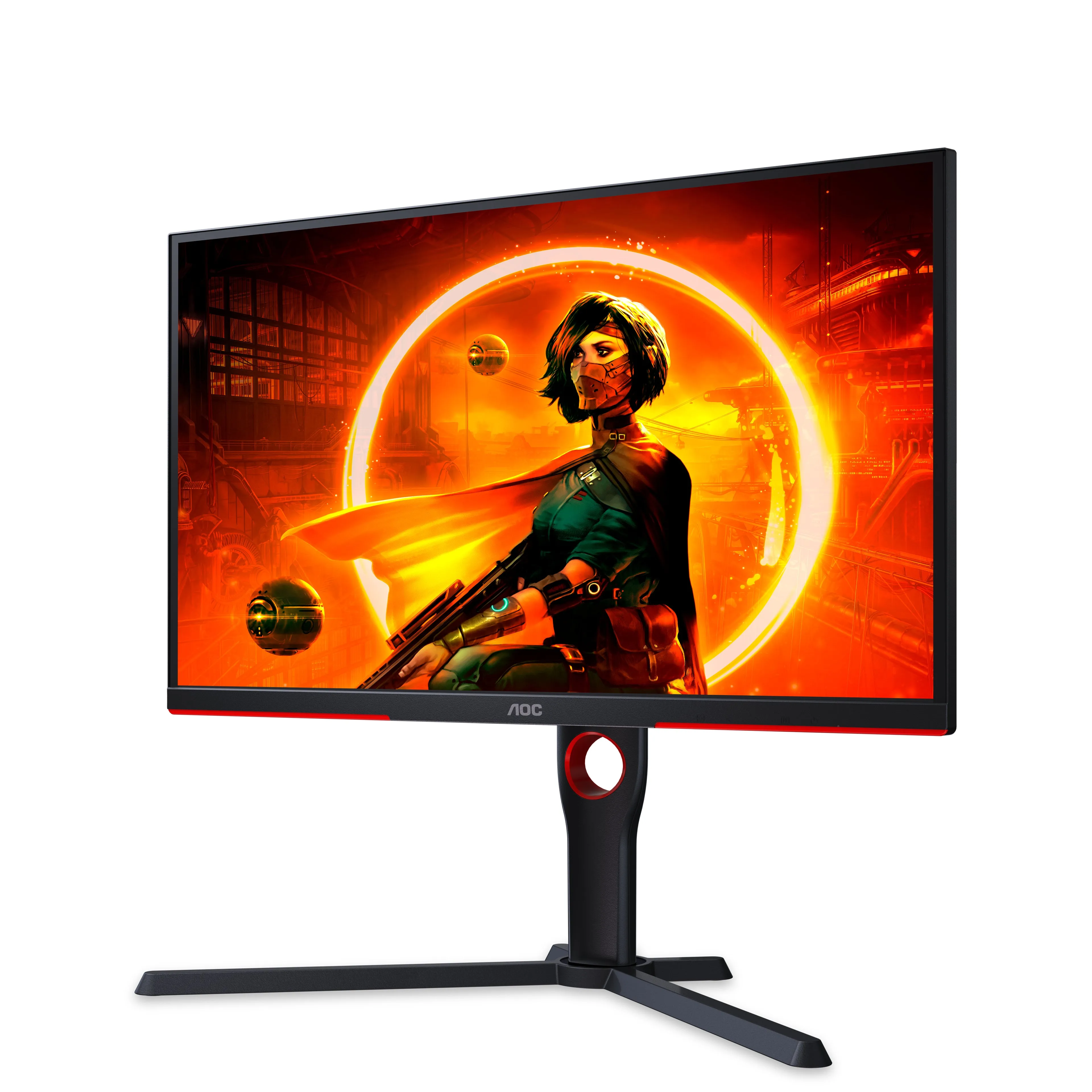 63,5Cm/25" (1920X1080) Aoc Gaming G3 25G3zm/Bk Fhd Wled 240Hz 0,5Ms Hdmi Dp Black/Red