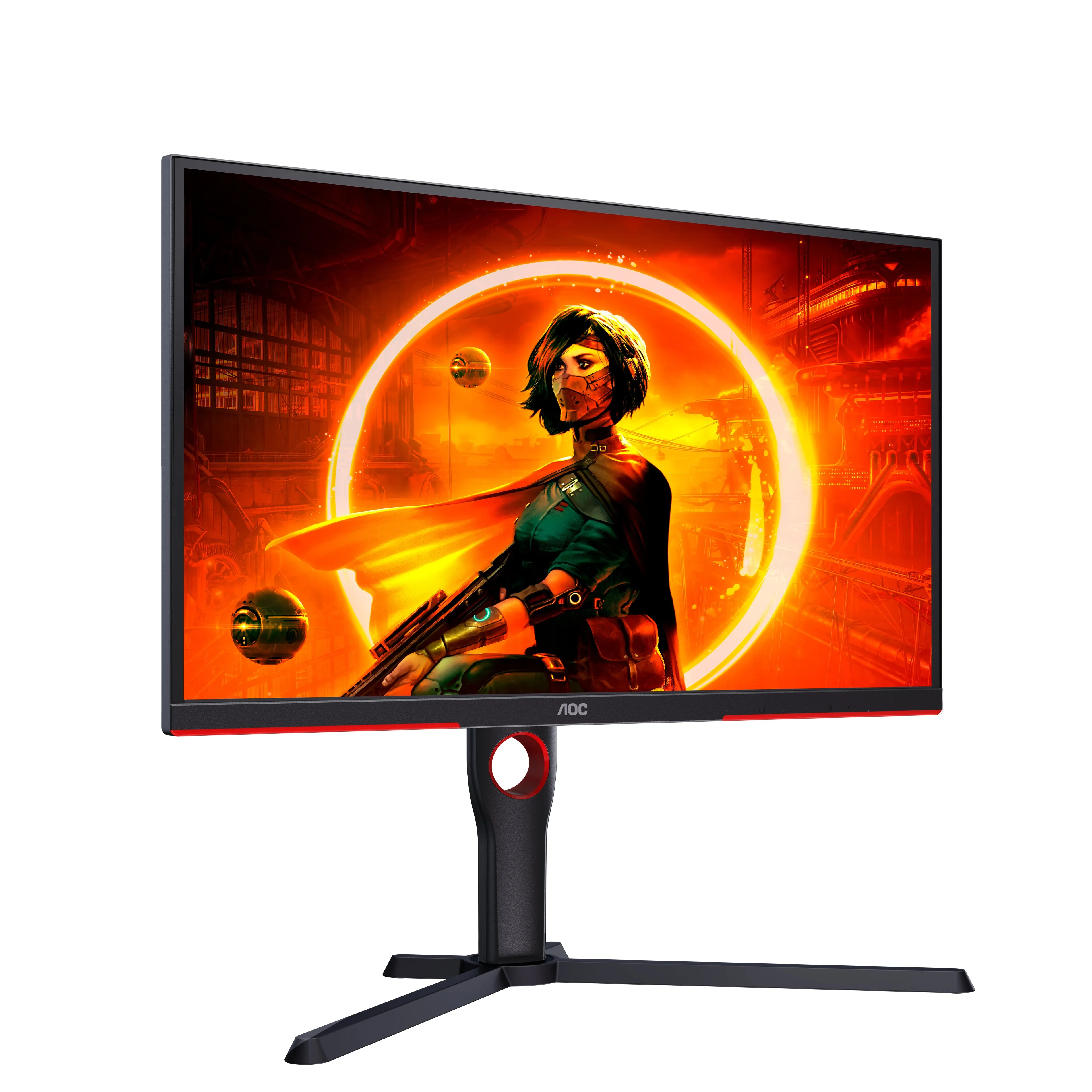 63,5Cm/25" (1920X1080) Aoc Gaming G3 25G3zm/Bk Fhd Wled 240Hz 0,5Ms Hdmi Dp Black/Red