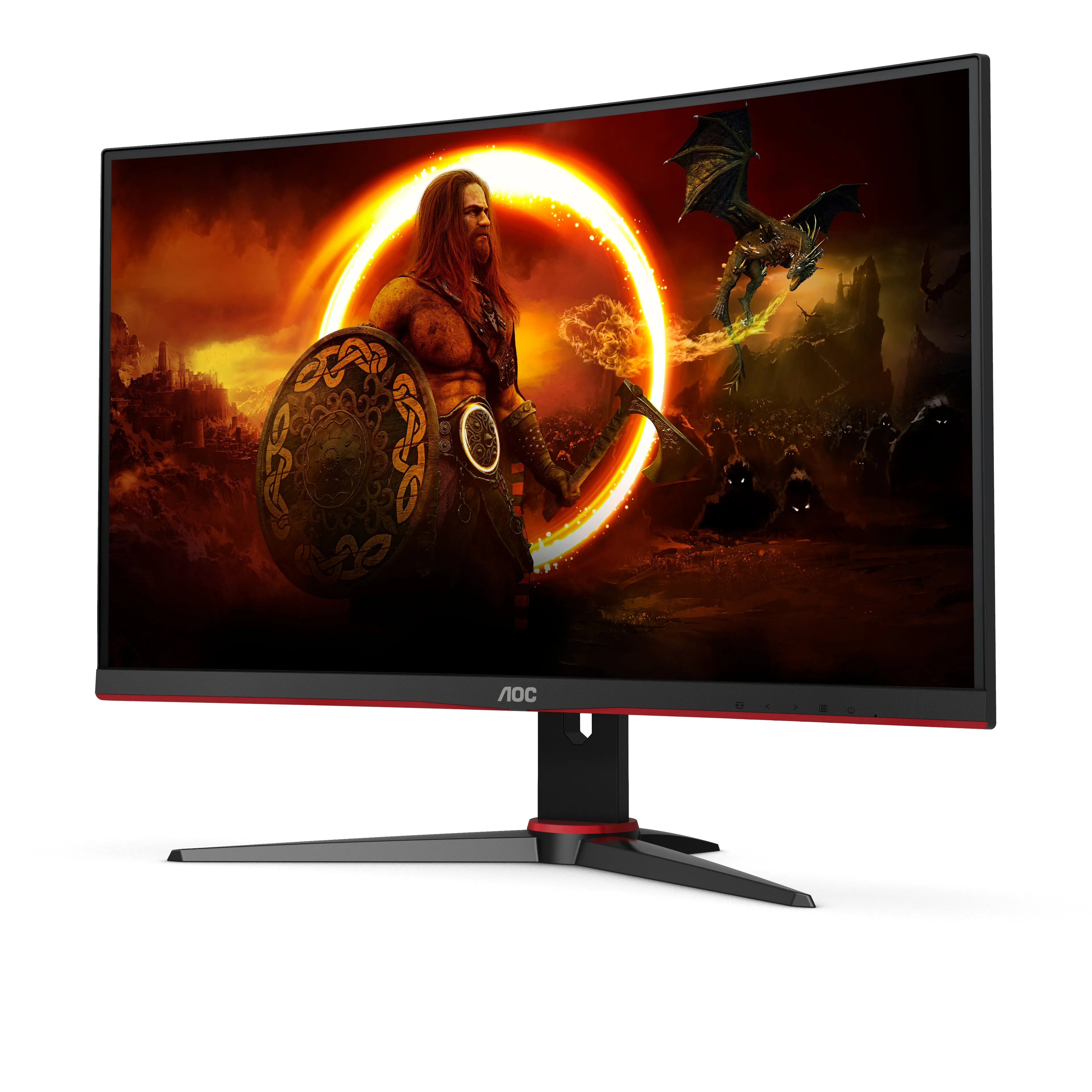 Aoc Gaming C27g2e/Bk - Led Monitor - Curved - Full Hd (1080P) - 27" - Hdr