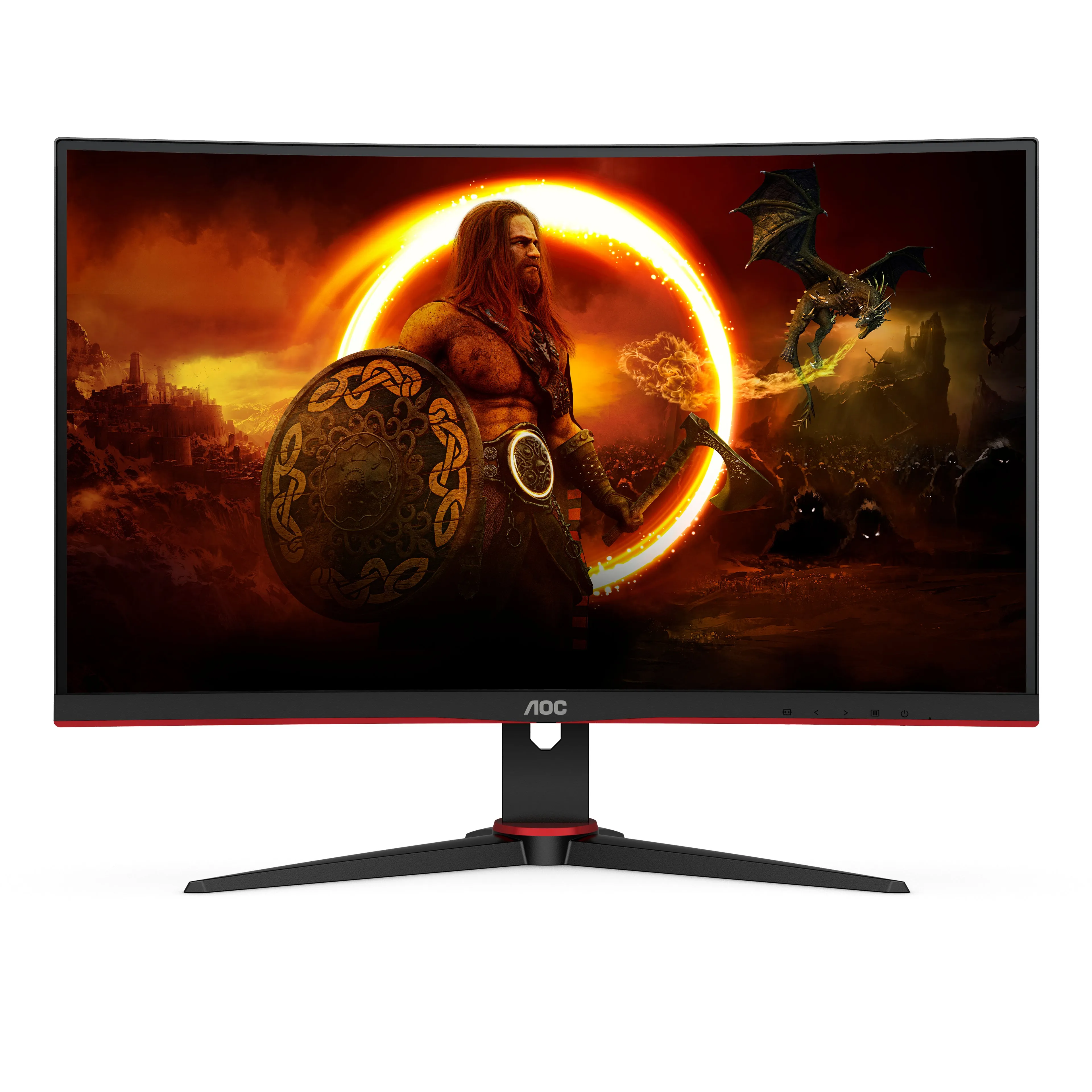 Aoc Gaming C27g2e/Bk - Led Monitor - Curved - Full Hd (1080P) - 27" - Hdr