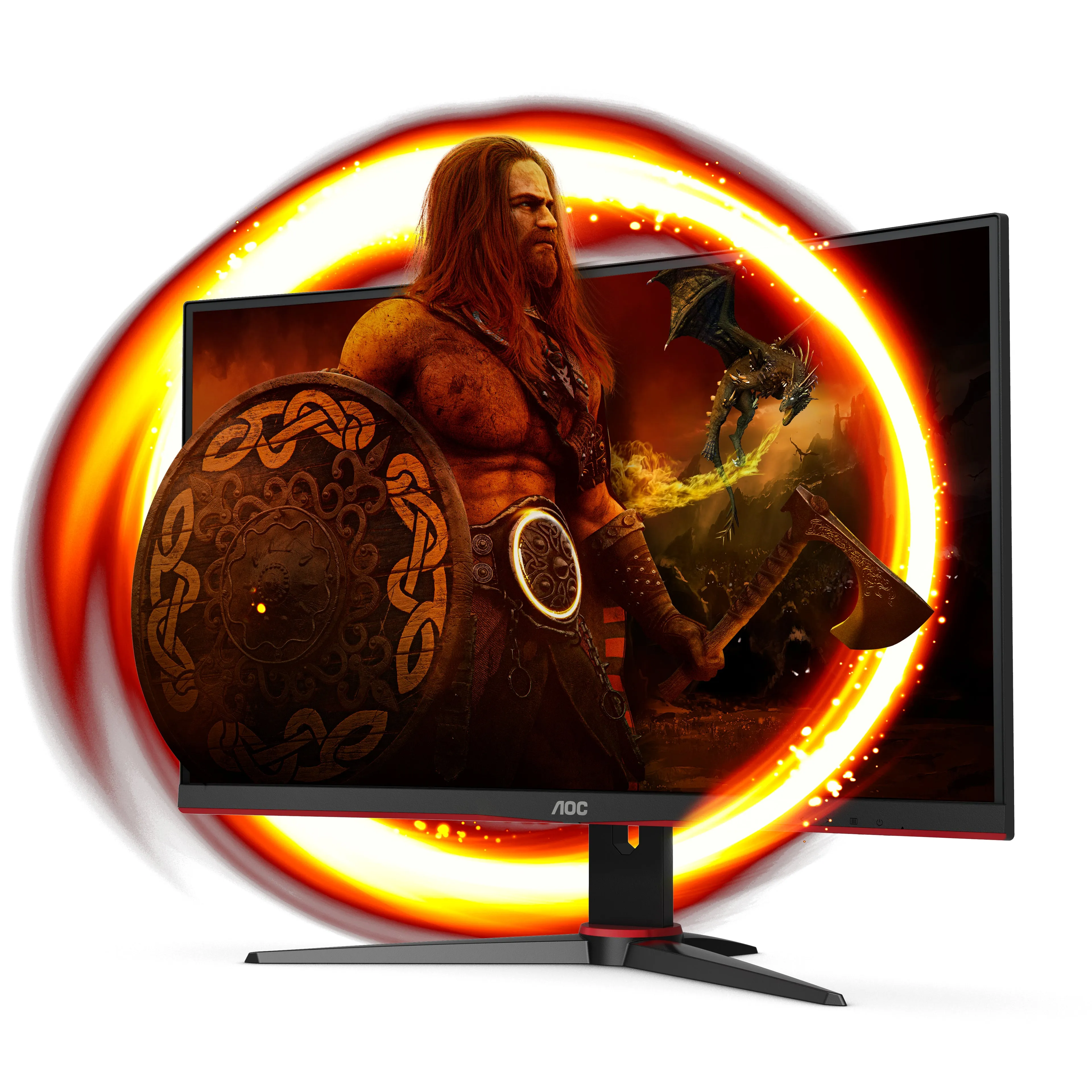 Aoc Gaming C27g2e/Bk - Led Monitor - Curved - Full Hd (1080P) - 27" - Hdr