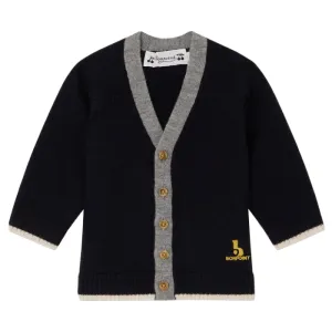 Bonpoint Baby Teotim Cardigan Navy Blue