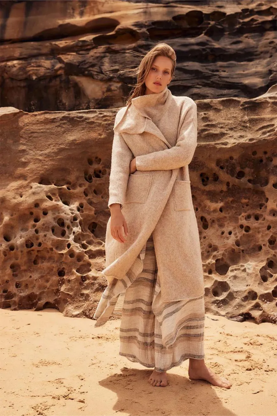 Cacoon Coat Oatmeal