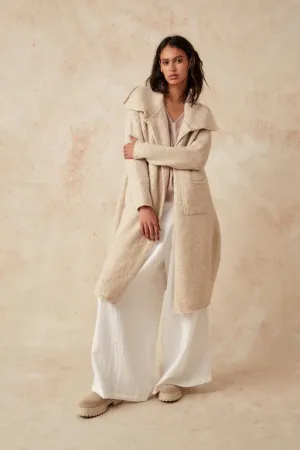 Cacoon Coat Oatmeal