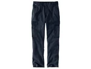 Carhartt, Flame Resistant Rugged Flex® Relaxed Fit Canvas Cargo Pant, 104205, Navy