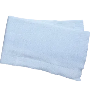 Classic Merino Wool Blanket - Blue
