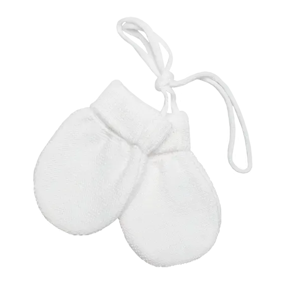 Classic Merino Wool Mittens -Off white