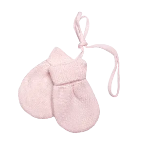 Classic Merino Wool Mittens -Pink