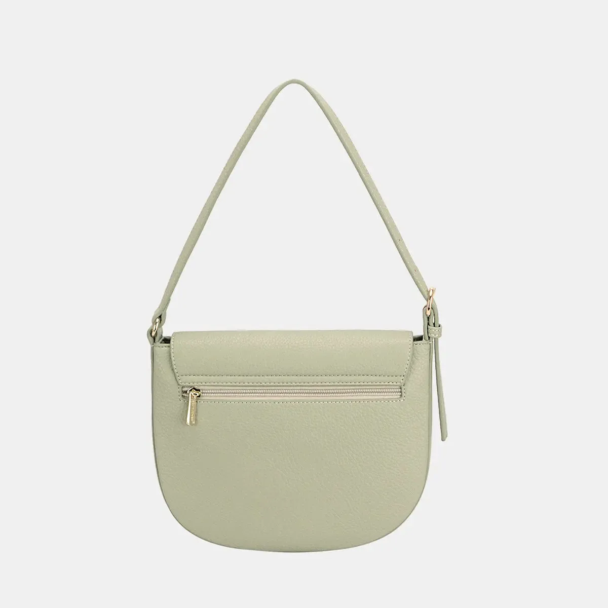 David Jones Metal Buckle Shoulder Bag – Sleek, Sophisticated, and Stylish
