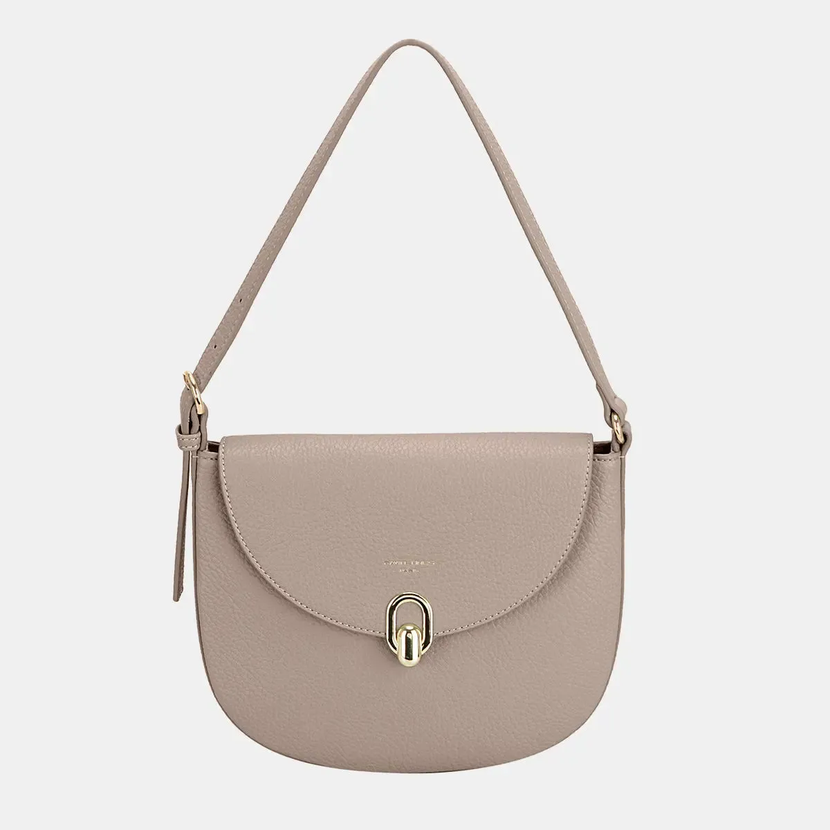 David Jones Metal Buckle Shoulder Bag – Sleek, Sophisticated, and Stylish