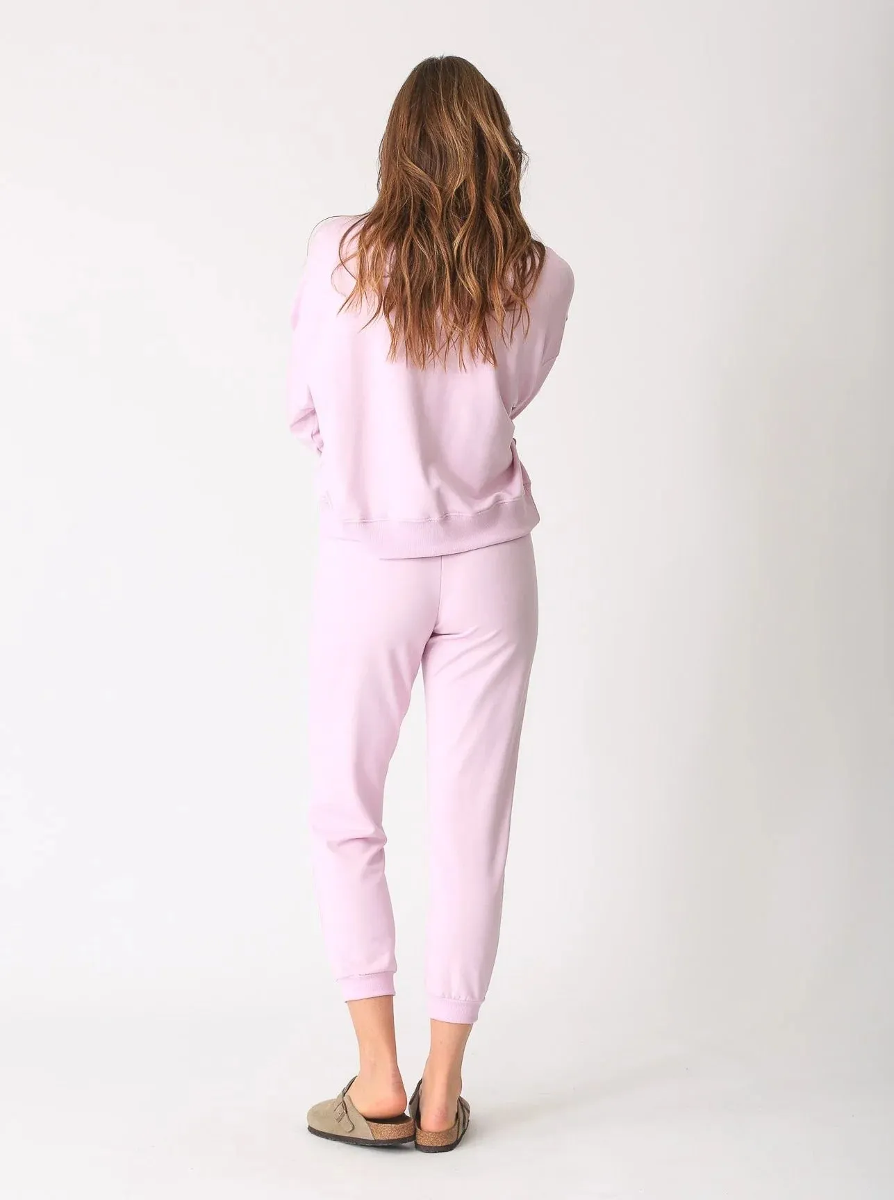 Electric and Rose Classic Sweater in Dusty Pink Voilet