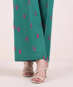 Embroidered Cambric Culottes