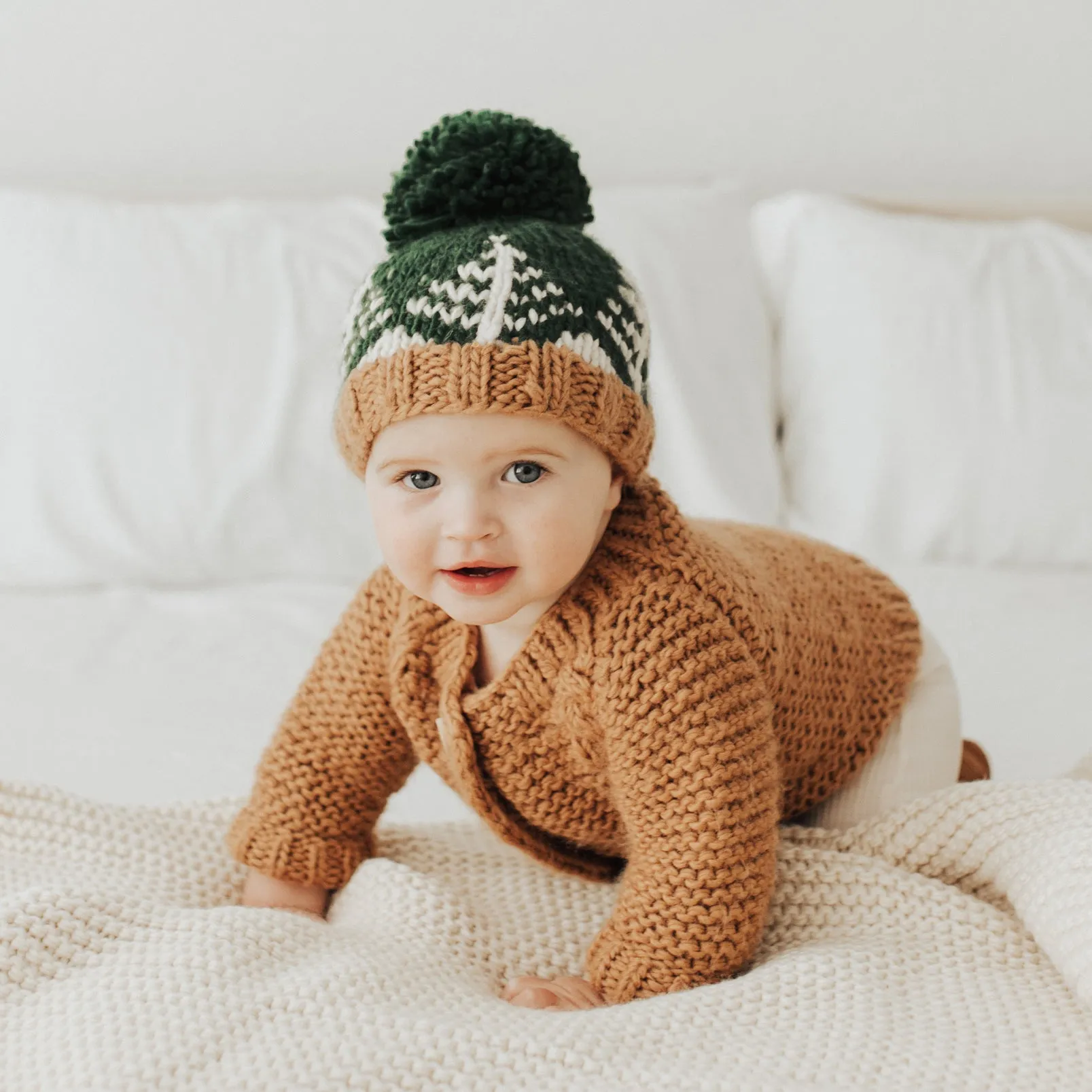 Forest Knit Hat - Loden by Huggalugs
