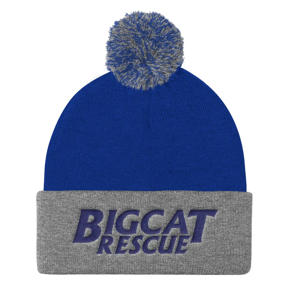 Hat - Embroidered BCR Logo Pom Pom Knit Cap