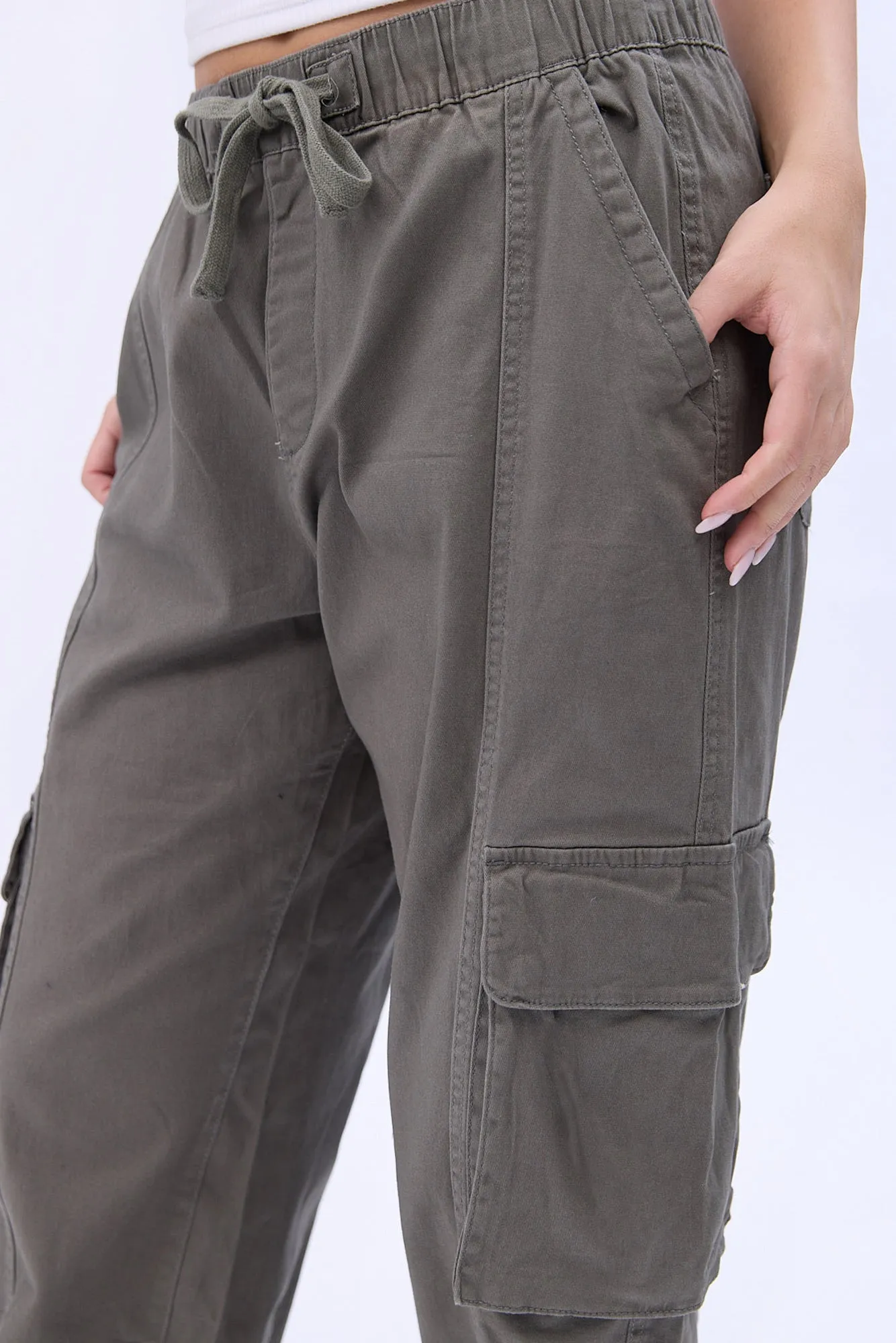 High Rise Baggy Cargo Pants