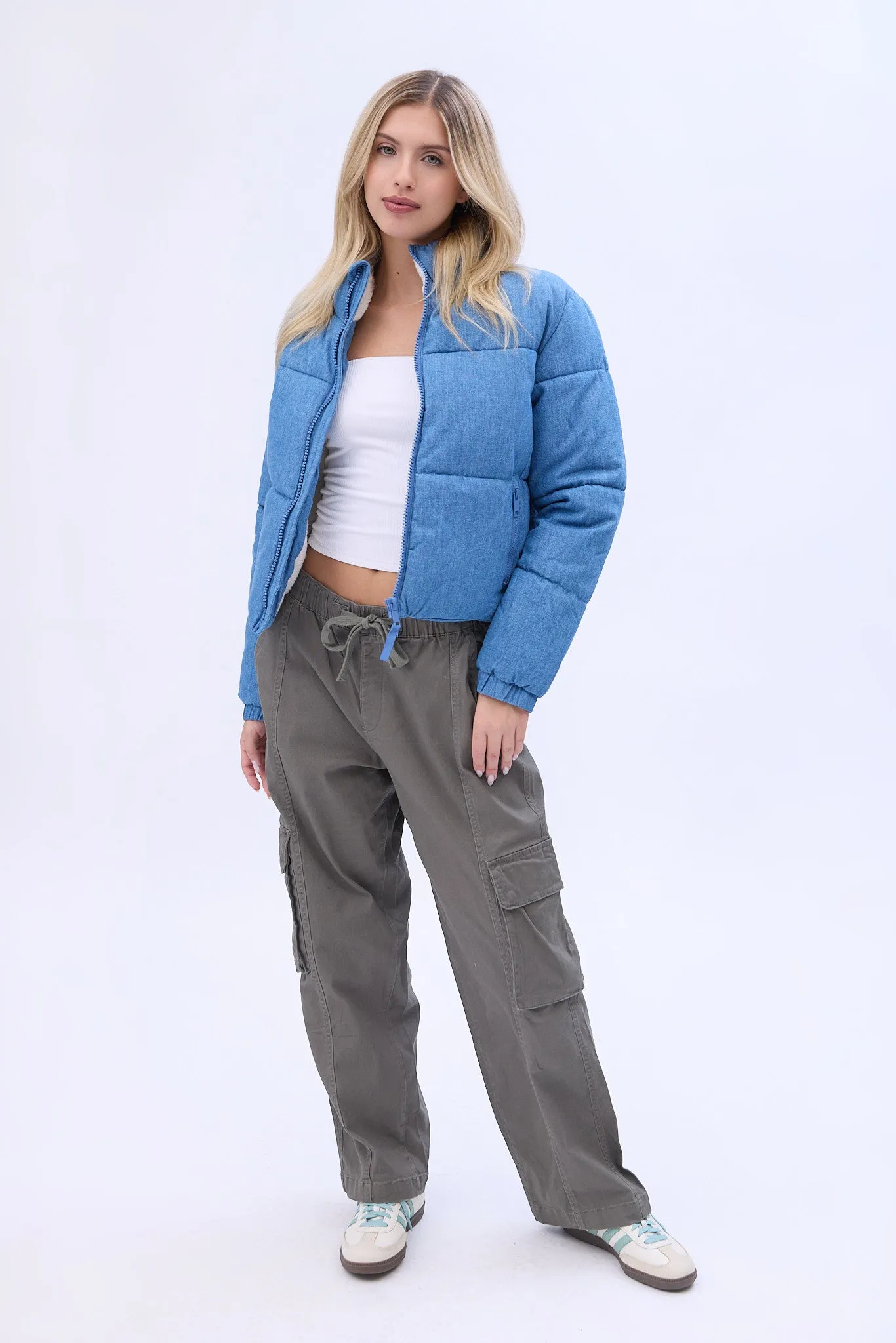 High Rise Baggy Cargo Pants