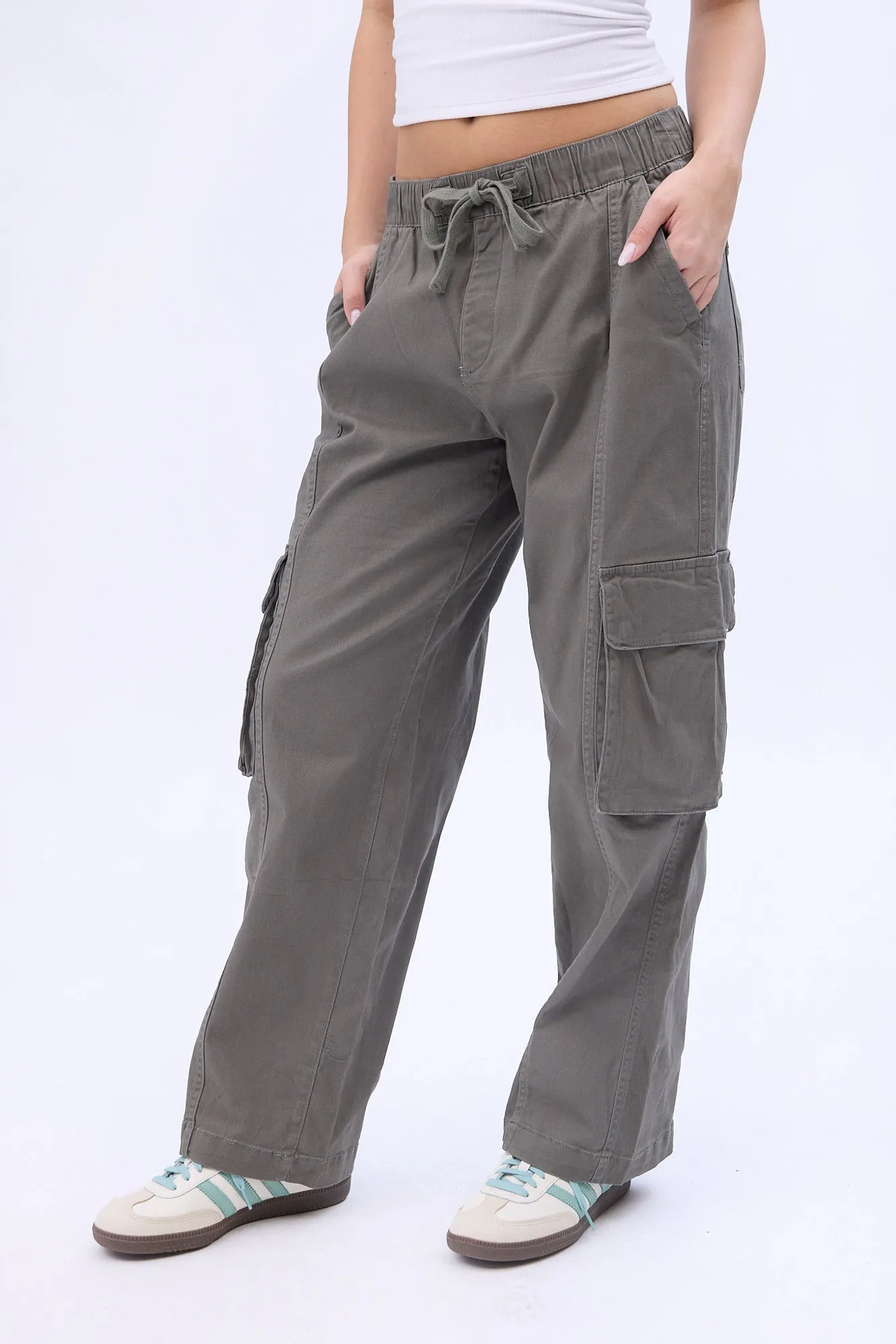 High Rise Baggy Cargo Pants