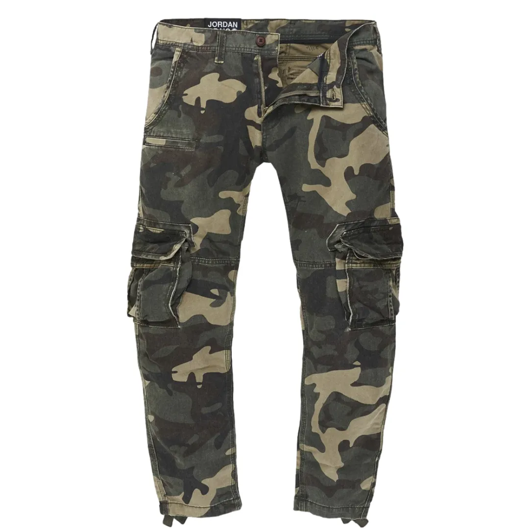 JORDAN CRAIG XAVIER - OG CAMO CARGO PANTS - WOODLAND