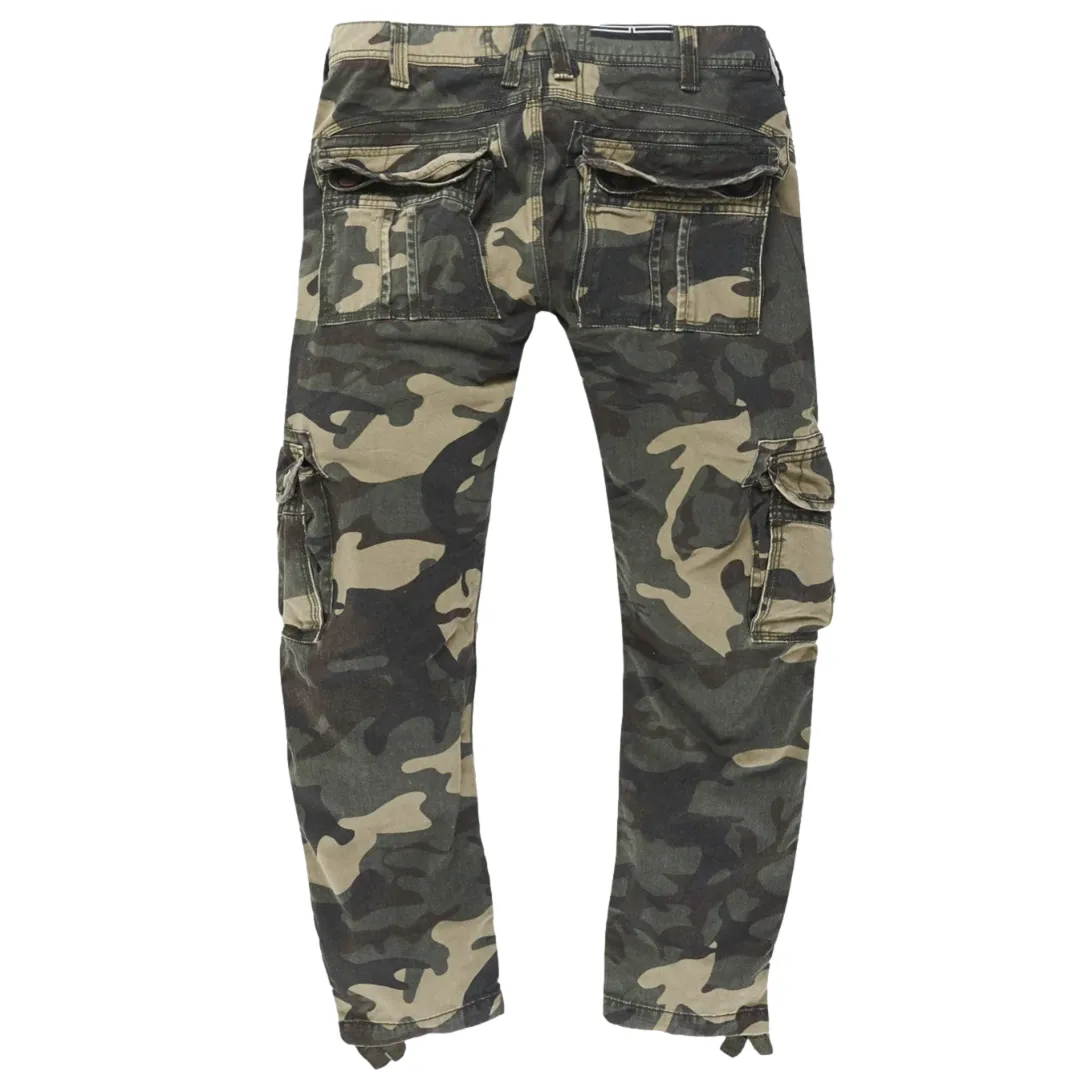 JORDAN CRAIG XAVIER - OG CAMO CARGO PANTS - WOODLAND