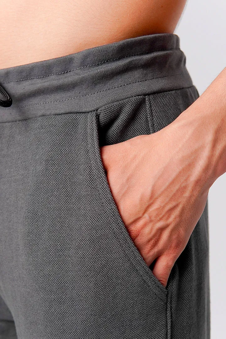 Knit Cargo Trouser - Charcoal