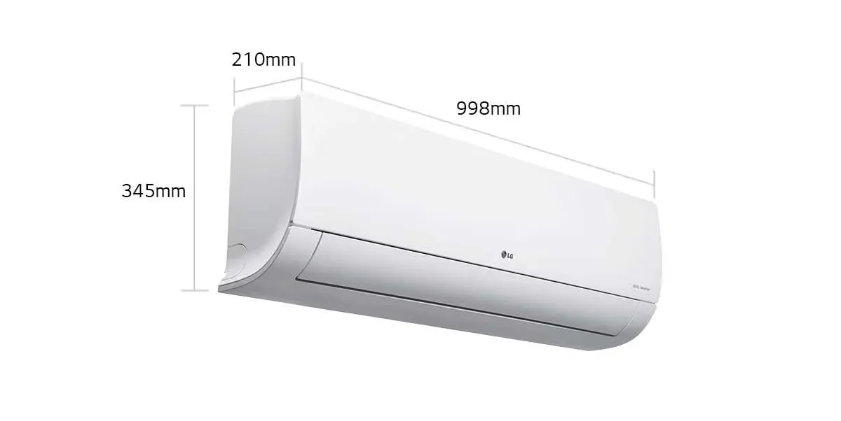 LG US-Q19BNZE1 1.5 Ton 5 Star Inverter Split AC | AI Convertible 6-in-1 | Dual Inverter Compressor | Anti-Virus Protection | 2025 Model