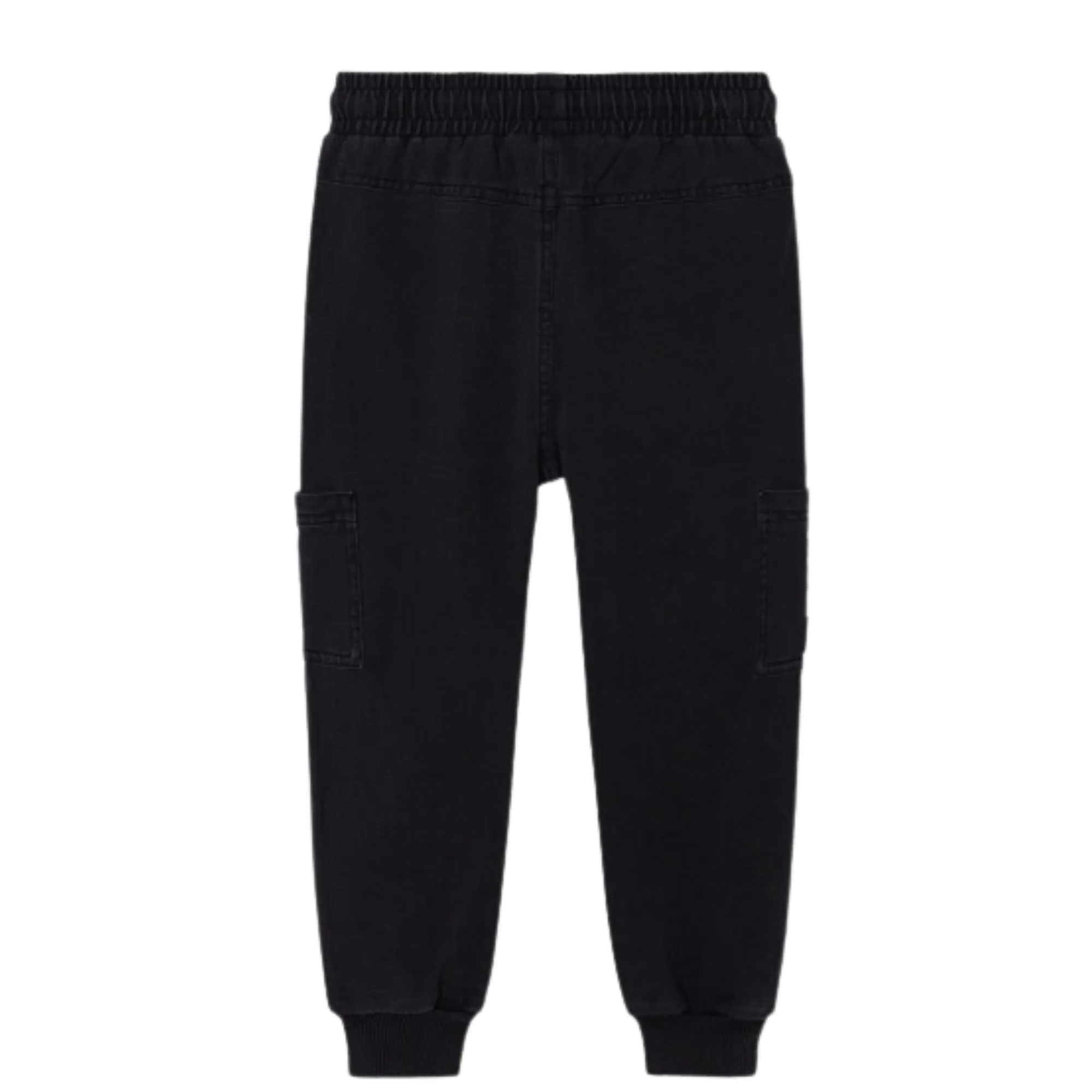 Mayoral - Boys Cargo Pocket Faux Denim in Dark Grey