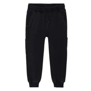 Mayoral - Boys Cargo Pocket Faux Denim in Dark Grey