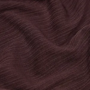 Remnant - 1.9m - Ripple Rib Knit - Mulberry