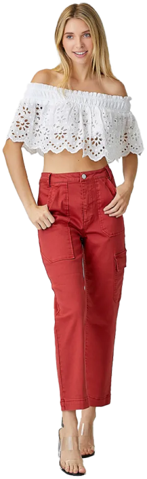 Risen Jeans Cargo Boyfriend