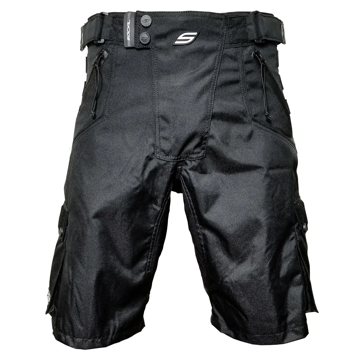Social Paintball Grit V3 Shorts - Stealth Black