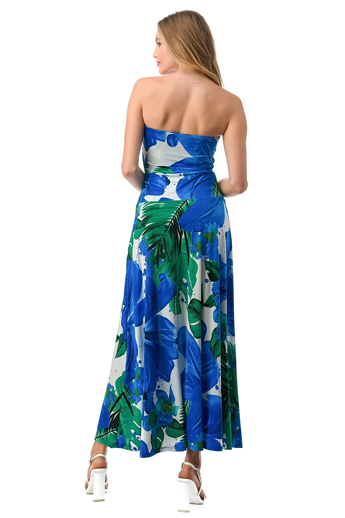Sophisticated Royal Maxi Dress