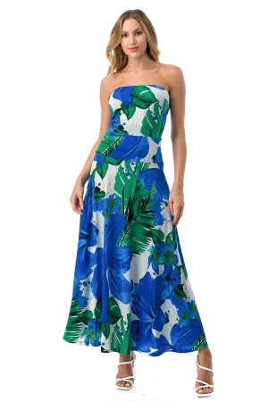 Sophisticated Royal Maxi Dress