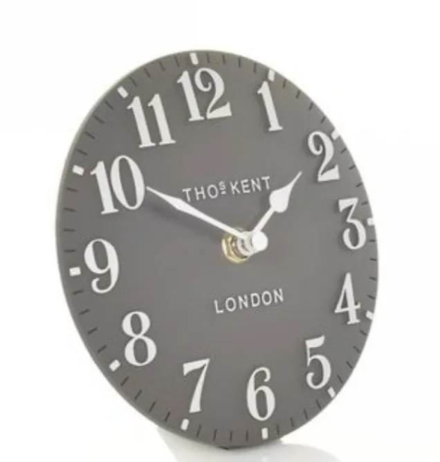 Thomas Kent 6" Arabic Mantel Clock Dolphin