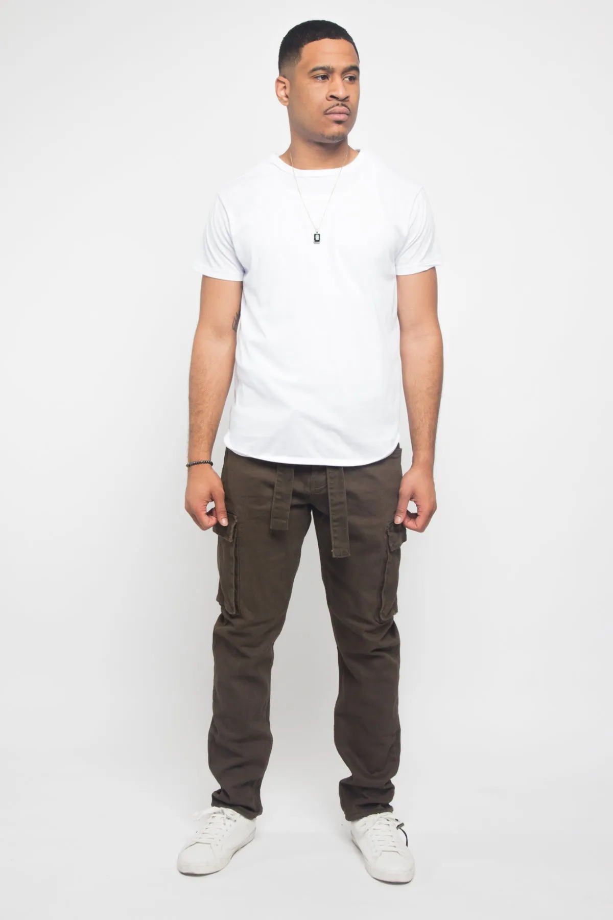 Tied Color Cargo Pants