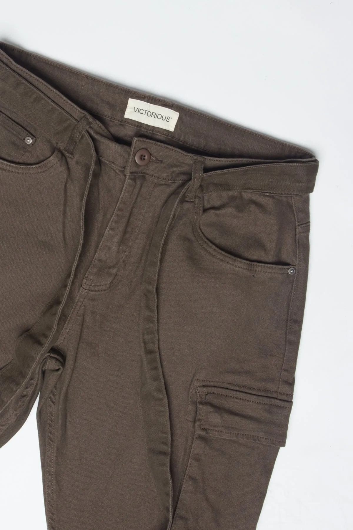 Tied Color Cargo Pants