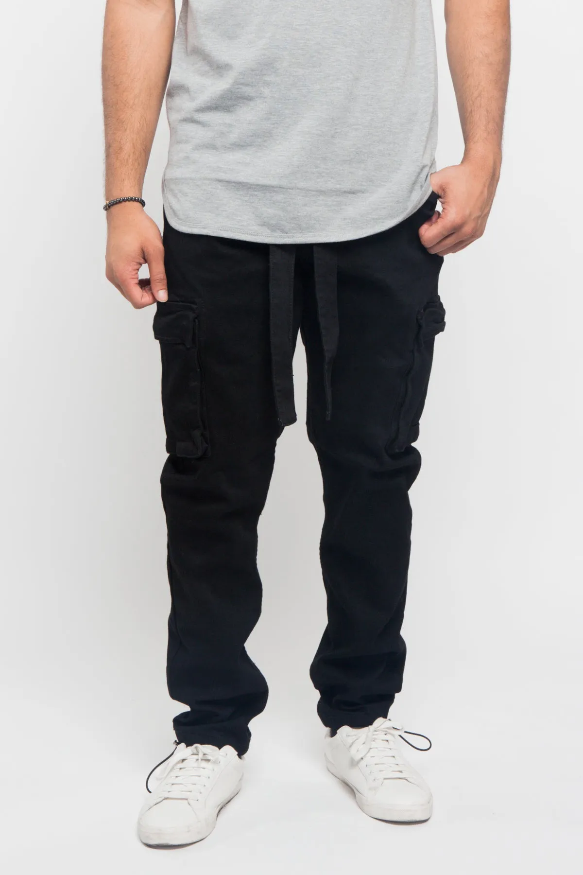 Tied Color Cargo Pants