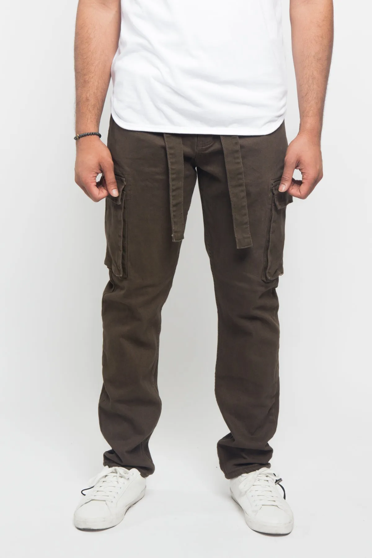 Tied Color Cargo Pants