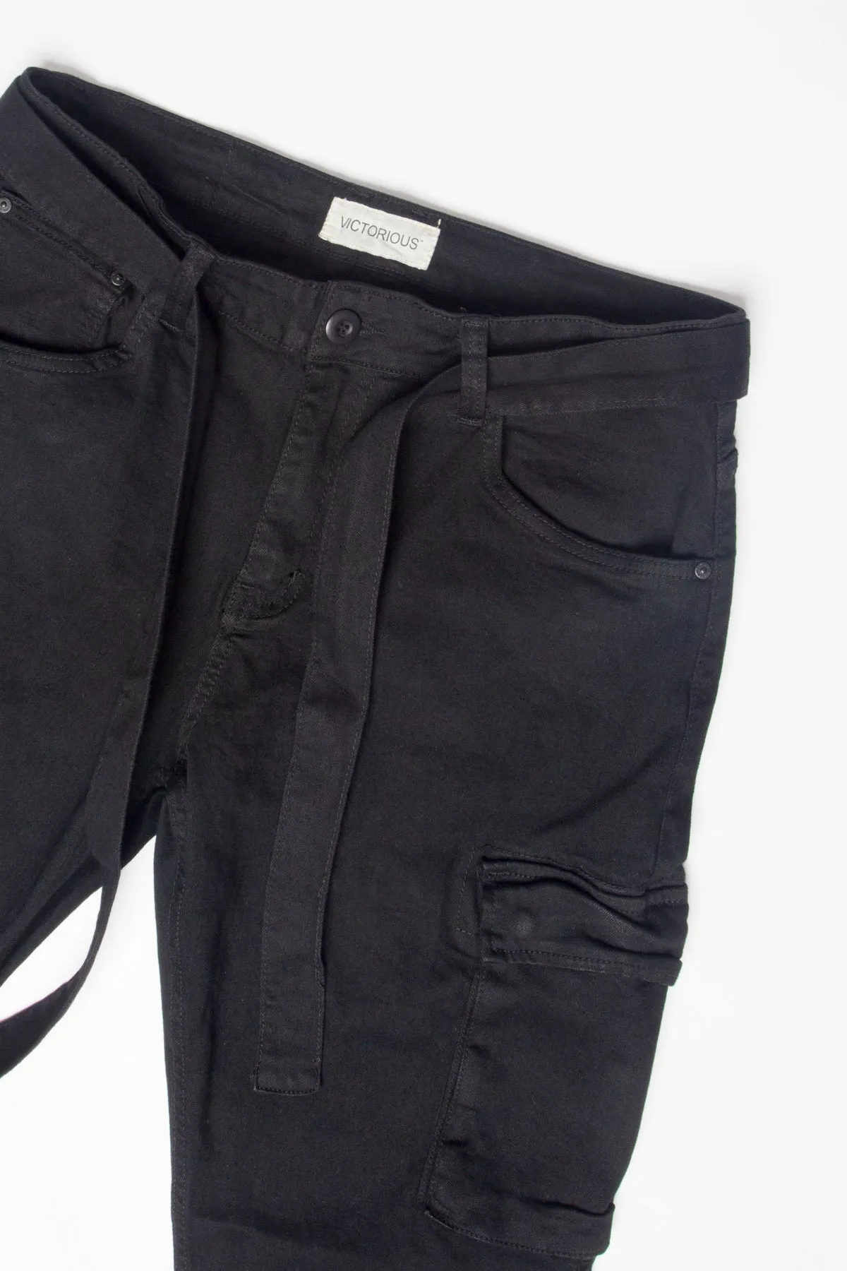 Tied Color Cargo Pants