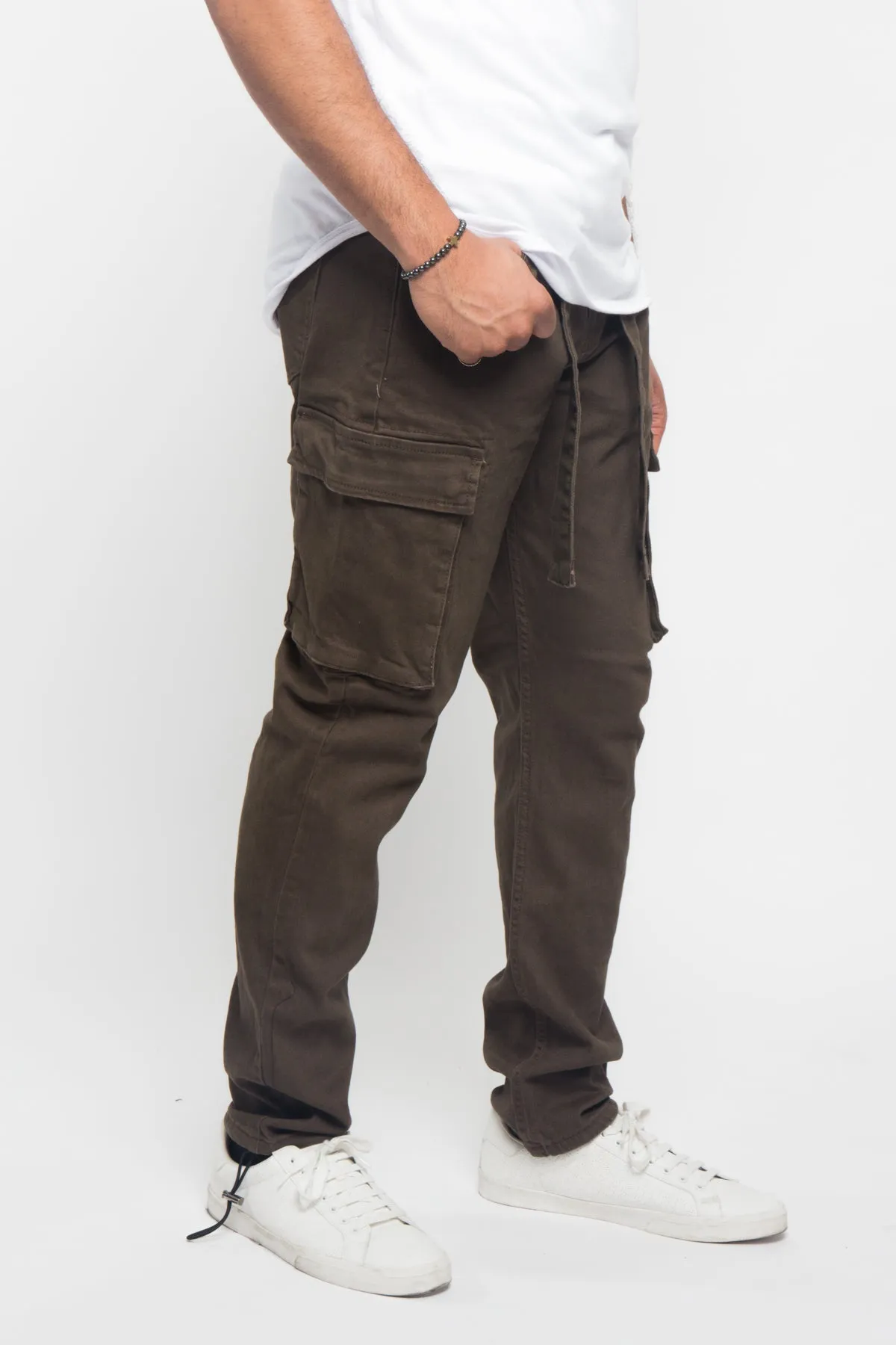 Tied Color Cargo Pants