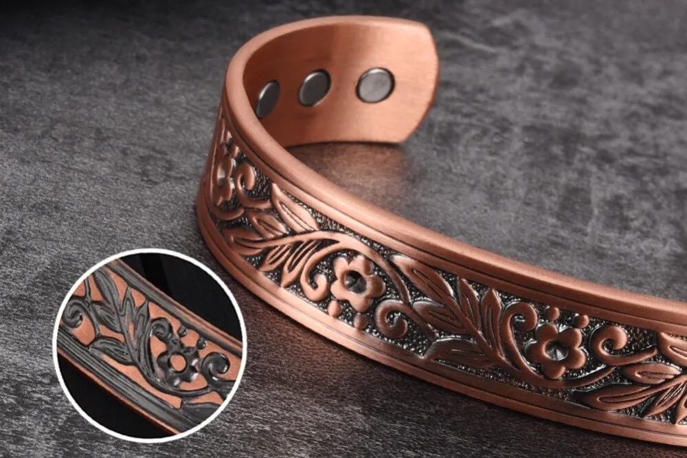 Vintage copper bracelet Anthys